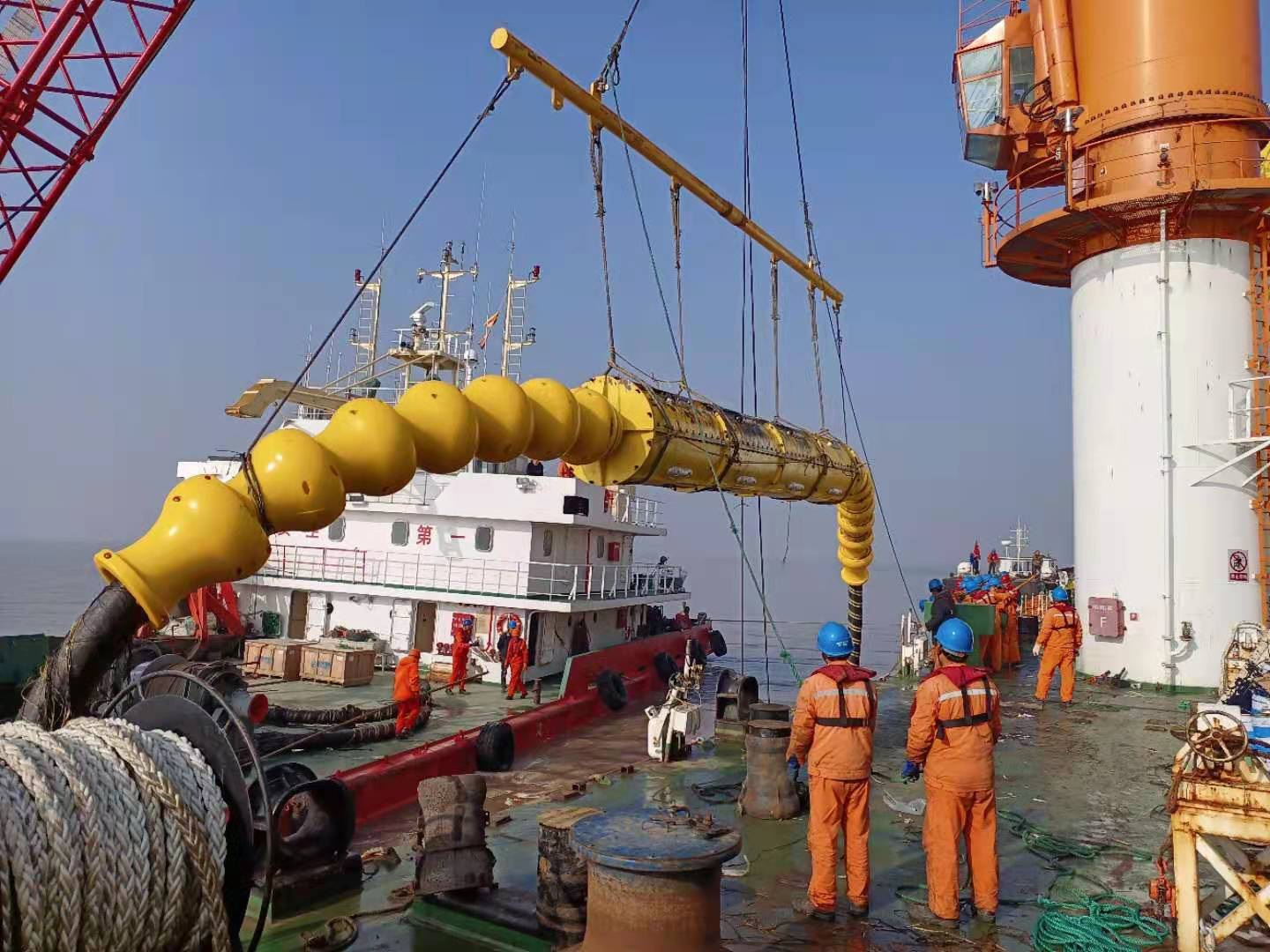 11-2，助力中廣核嵊泗海上風電項目成功送電